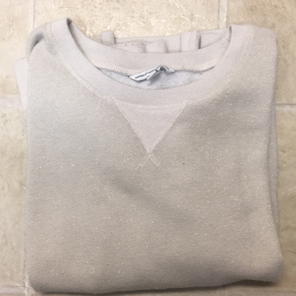 American Eagle shimmer sweatshirt